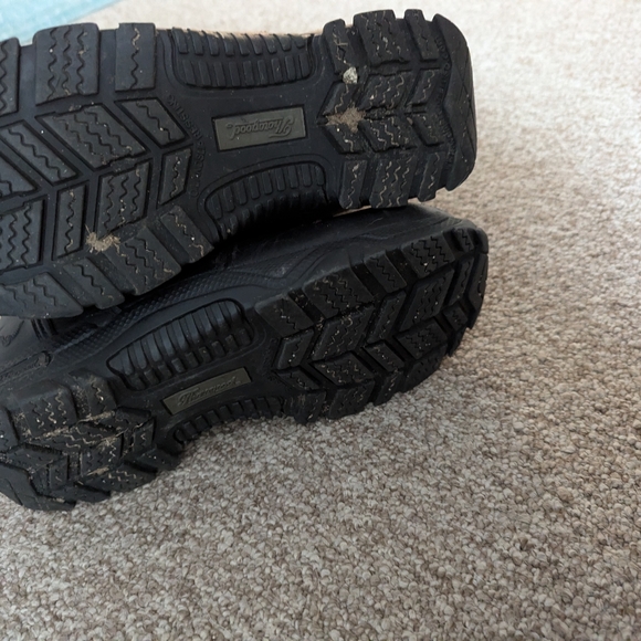 Thorogood Black Steel Toe Work Boots - Picture 4 of 6